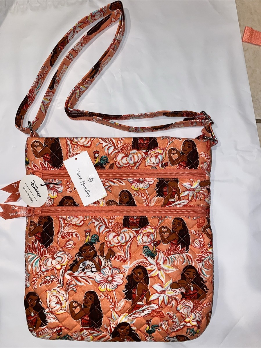 NEW NWT Vera Bradley Disney Moana Pua Pig Triple Zip Hipster