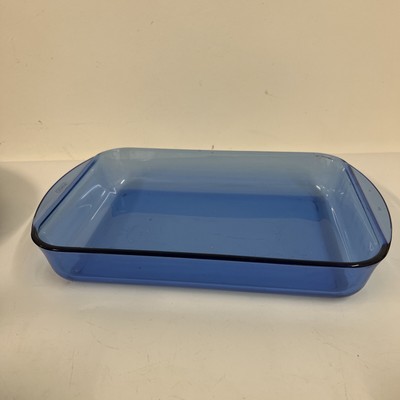 Vintage Pyrex Dish 233 Cobalt Blue Baking Dish 3qt 13x9 B63 UK