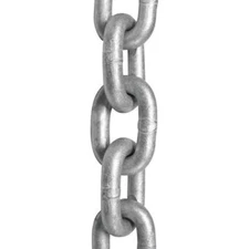  5/8" x 25 Ft Grade 30, Hot Dip Galvanized Steel Proof Coil Chain