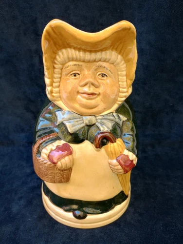Woods & Sons Jug Betsy Toby Mug the Squire's Wife Pitcher Made in England