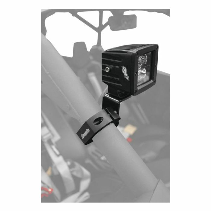 DRAGONFIRE RACING UNIVERSAL WHIP MOUNT FOR ROUND CAGE UNIVERSAL MOUNT, BLACK