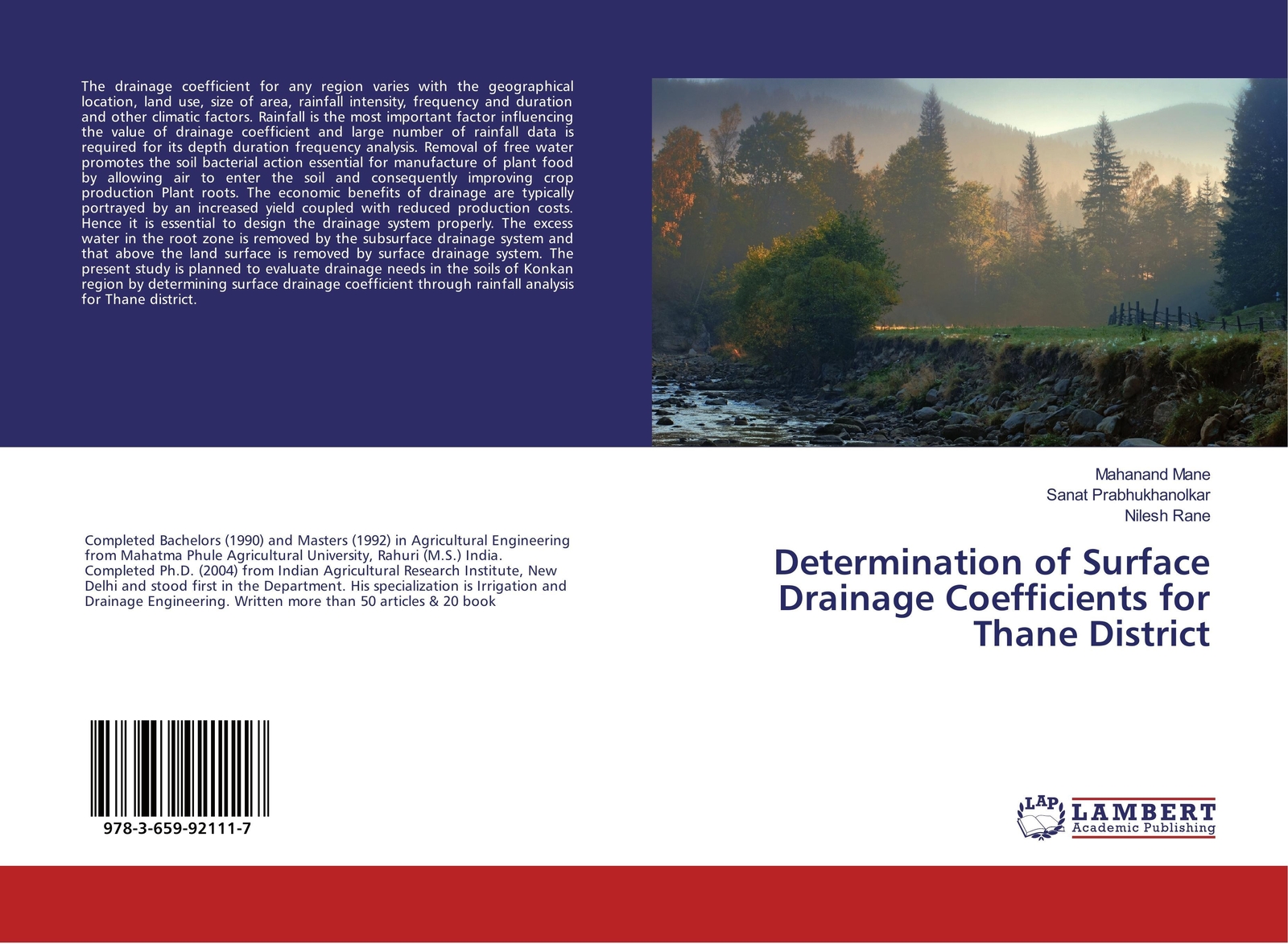 Thumbnail - Mahanand Mane (u. A.) | Determination Of Surface Drainage Coefficients