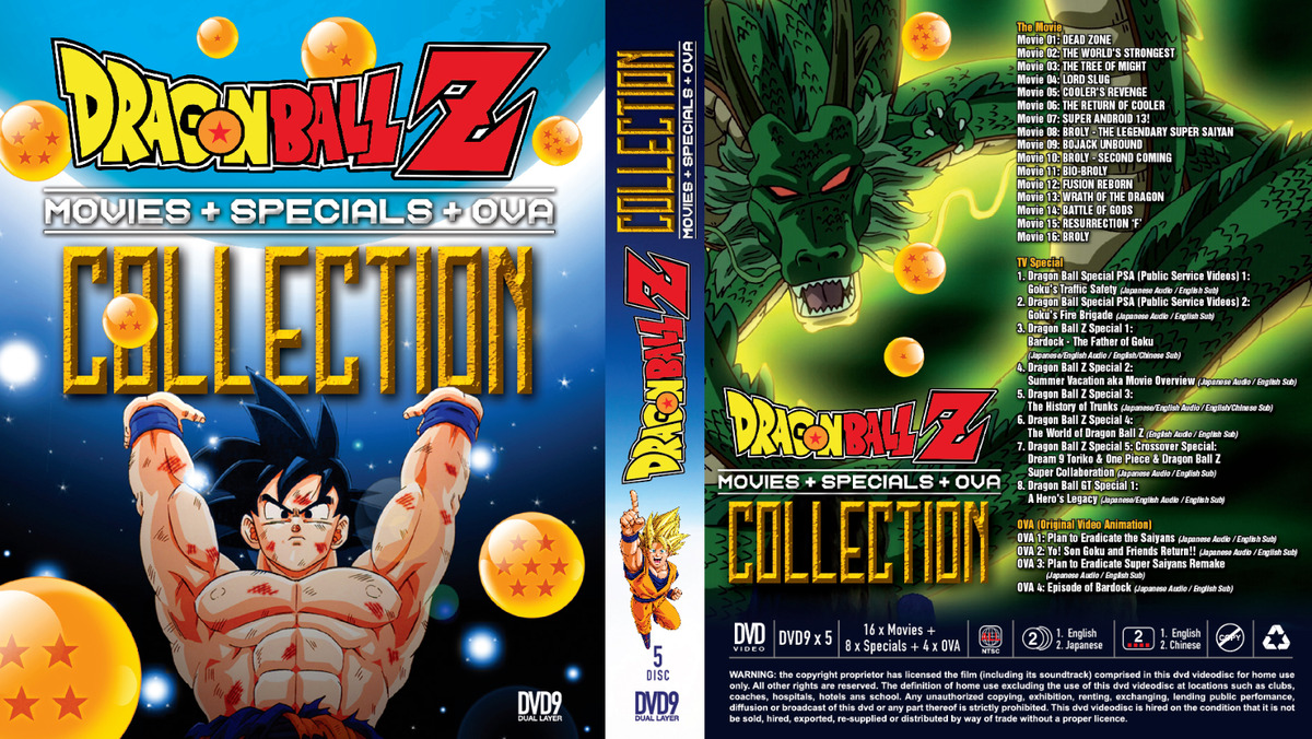 Dragon Ball Z DVD Movies 5 & 6 Sold Out