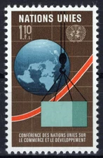 United Nations Geneva 58 MNH Trade Globe Industry ZAYIX 1024S0437M
