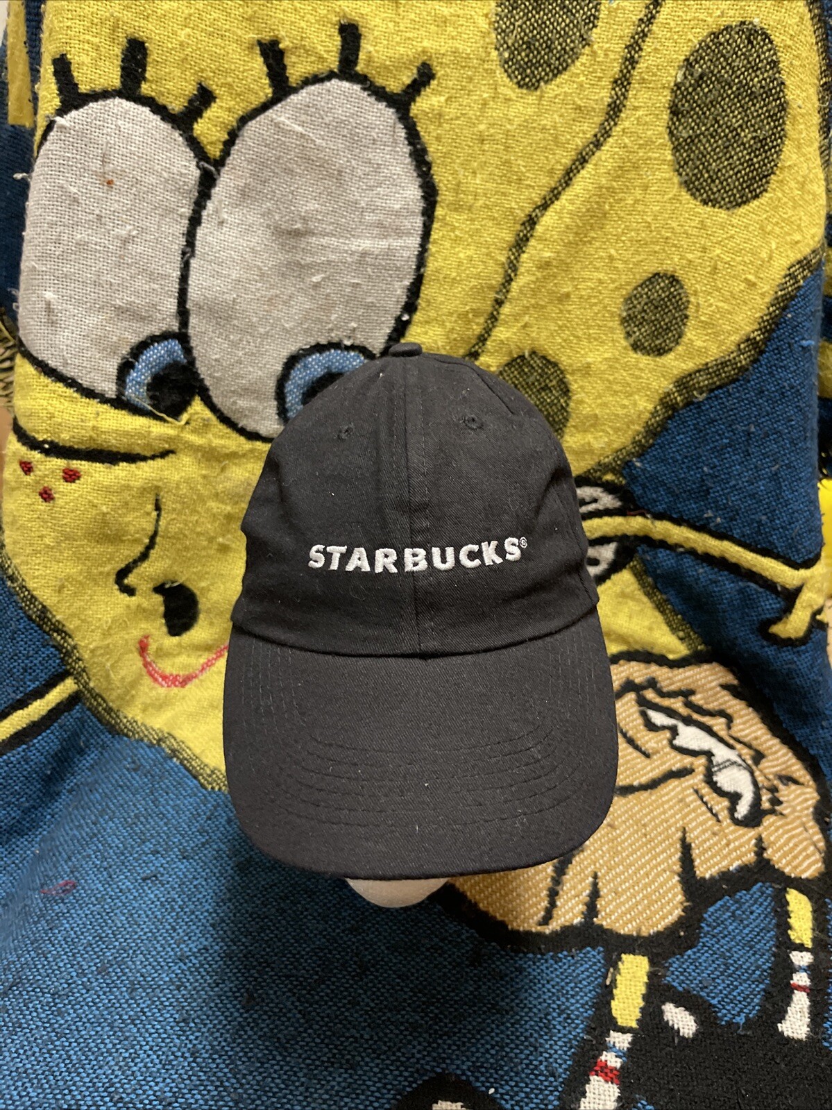 Starbucks Hat Black Adjustable Strapback Embroide… - image 1