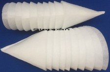 50 x Abluftfilter Kegelfilter Tellerventil Filter DN 100 G4 ca. 180 mm lang