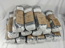 Smyrna Turkish Hand Towel 100 Cotton 16" x 40" Classic Gray Bulk Lot of 14 Pcs