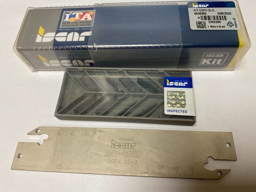 10 Inserts Carbure ISCAR DGN 3102C - Grade IC354 - Pour Tronçonnage - Neufs Sous Blister