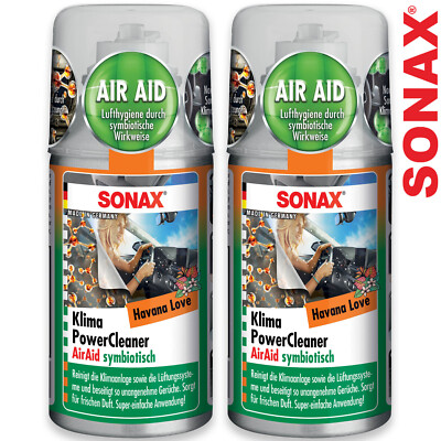 2x SONAX Klima Power Cleaner AirAid Klimaanlagenreiniger Duft Havana Love 100ml