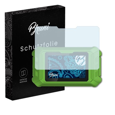 Bruni 2x Folie für OBDStar Key Master 5 Schutzfolie Displayschutzfolie