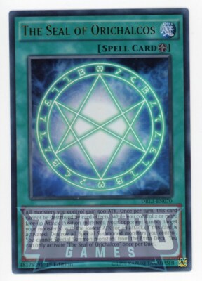 Yu-Gi-Oh Card Yu-Gi-Oh! Japanese Card  RC02-JP046 The Seal Of Orichalcos,  Lightly Played Condition, Collector's Item Yugioh Orichalcos