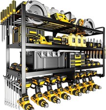 4-Tier Wall Mount Power Tool Storage Rack 400...