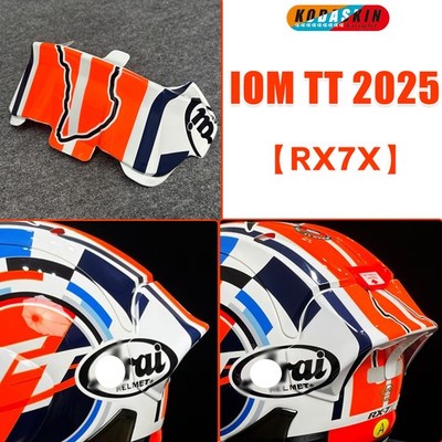 Nonoriginal Rear Trim Helmet Spoiler For ARAI Corsair-X IOM TT