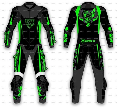 MarkX Rennlederanzug für Herren MotoGP 2026 Motorrad-Rennanzug aus echtem Leder
