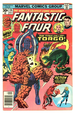 Fantastic Four #174 Marvel Comics VFN Minus - The Thing vs Torgo