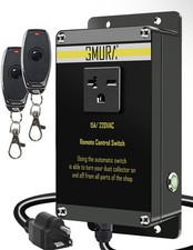 220V Wireless Remote Control Switch with 50CM Cord - Manual & Remote Operation