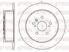 2x REMSA Bremsscheiben Hinten für TOYOTA Venza (V1) 298mm 61969.00