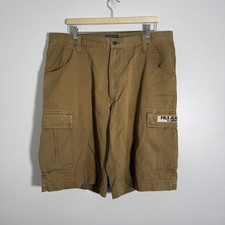 Vintage Polo Jeans Co Ralph Lauren Cargo Shorts Men s Size 36 Tan Khaki Y2K