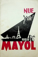 Mayol Nue je reste 1934 French Cabaret Theatre Programme Music Hall Nude Lefebvr