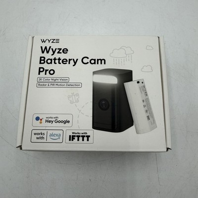 Wyze Battery Cam Pro 2k HDR Wireless Outdoor/Indoor Security Camera