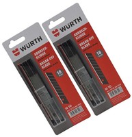 20 StüCk WÜRth 18Mm Abbrechklingen Extrem Scharf Teppichmesser Cuttermesser