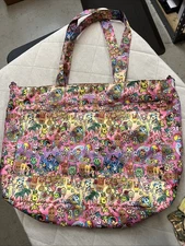 Jujube x Tokidoki Toki Tiki Super Be Weekender Tote Bag Hawaii Rainbow Pink