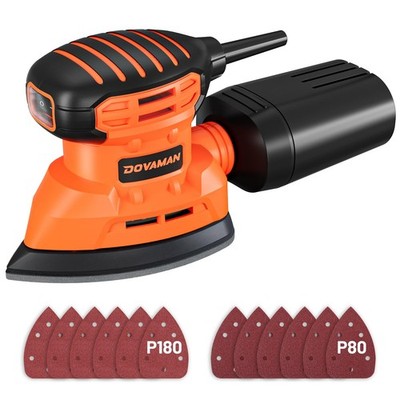 130W PALM SANDER - DETAIL MOUSE WOOD SANDER, ORBITAL ELECTRIC SANDER TOOL US