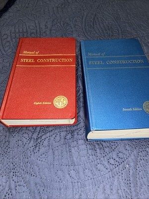 AISC Manual of Steel Construction: 7th & 8th Ed. Set - Civil Engineering Referen