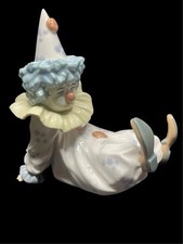 Lladro  "Tired Friend” Clown Figurine