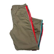 GUCCI BEIGE / RED / GREEN PANTS "TRACK / JOGGER" MADE IN ITALY SZ 50 ABS
