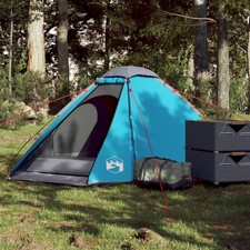 Camping Tent Dome 2-Person Blue Waterproof