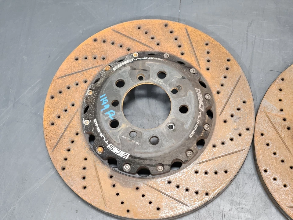 ✅FOR 08-13 BMW E92 E93 M3 360x30mm Front Rear Brake Disc Rotors Vented ECS SET - Image 3 of 4