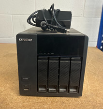 TS-412 QNAP 4 BAY Desktop NAS 250MB Memory With Power Supply Fully Tested