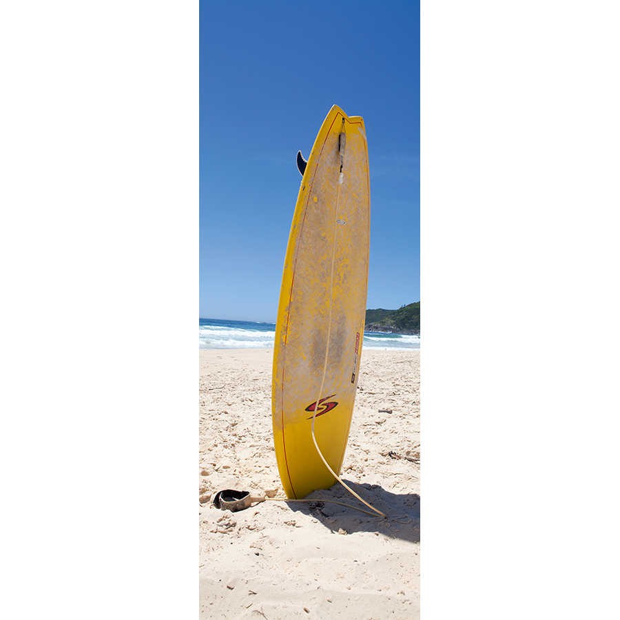 Fotomural Tabla De Surf Playa Verano Mar Vacaciones 280cm X 100cm