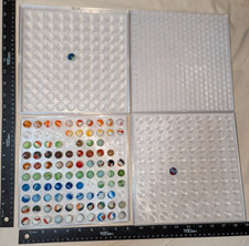 NO MARBLES - 100x 20mm Marbles Transparent 3D Print Display Storage Tray Case