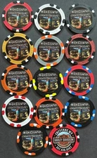 Harley Davidson Wide Print Poker Chip High Country HD Cheyene WY(Pick 1) CLOSED