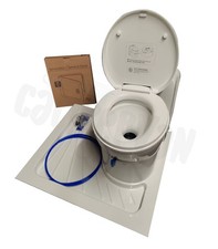 Electric Swivel Cassette Toilet & Shower Tray + External Door