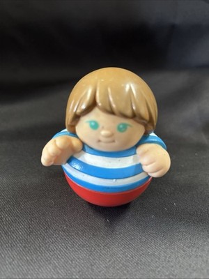 Vintage 1987 Playskool Weeble Wobbles 3  Figure
