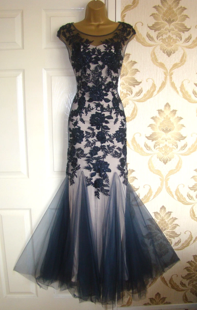 strapless open back dress Open Back Short Blue Lace Prom Dresses, Short Backless Blue Lace Forma main image 0