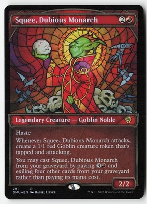 Squee, Dubious Monarch (Showcase) #291 (Foil) NM Dominaria United DMU Magic MTG