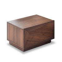 Nachttisch Modern Braun Elegant Kommode Beistelltisch Schrank Holz