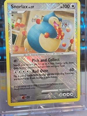 👑⭐ Snorlax 2009 Rising Rivals 33/111 Certified Gem Mint 10