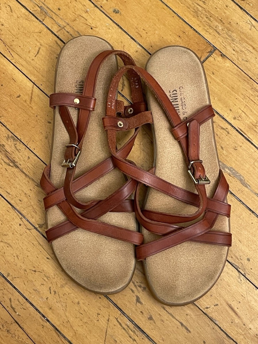 Strappy Sandals Vintage Bass Sandals Flat Sandals Bass Sharon
