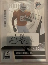 2006 Donruss Elite Gerald Riggs Jr. #152 Turn of the Century UT vols auto #/100