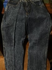 Stefano Women's Vintage Acid Wash Highwaisted Mom Jeans Size 10