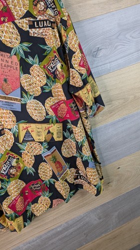 Reyn Spooner Joe Kealoha Hawaiihemd Herren Größe XXL 2XL Pineapples Loud Print - Bild 15 von 17