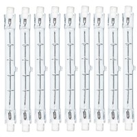 10 X Halogen Leuchtmittel Stab R7S 100W 118Mm Halogenstab 230V Warmweiß Dimmbar