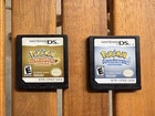 Pokemon HeartGold & SoulSilver Versions Nintendo DS Both Authentic Tested Clean