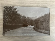 “THE MAIN ROAD - LOOSE - NEAR MAIDSTONE” 1917 REAL PHOTO POSTCARD. LOOK!