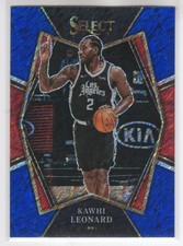 21/22 PANINI SELECT KAWHI LEONARD BLUE SHIMMER PRIZM PARALLEL #193